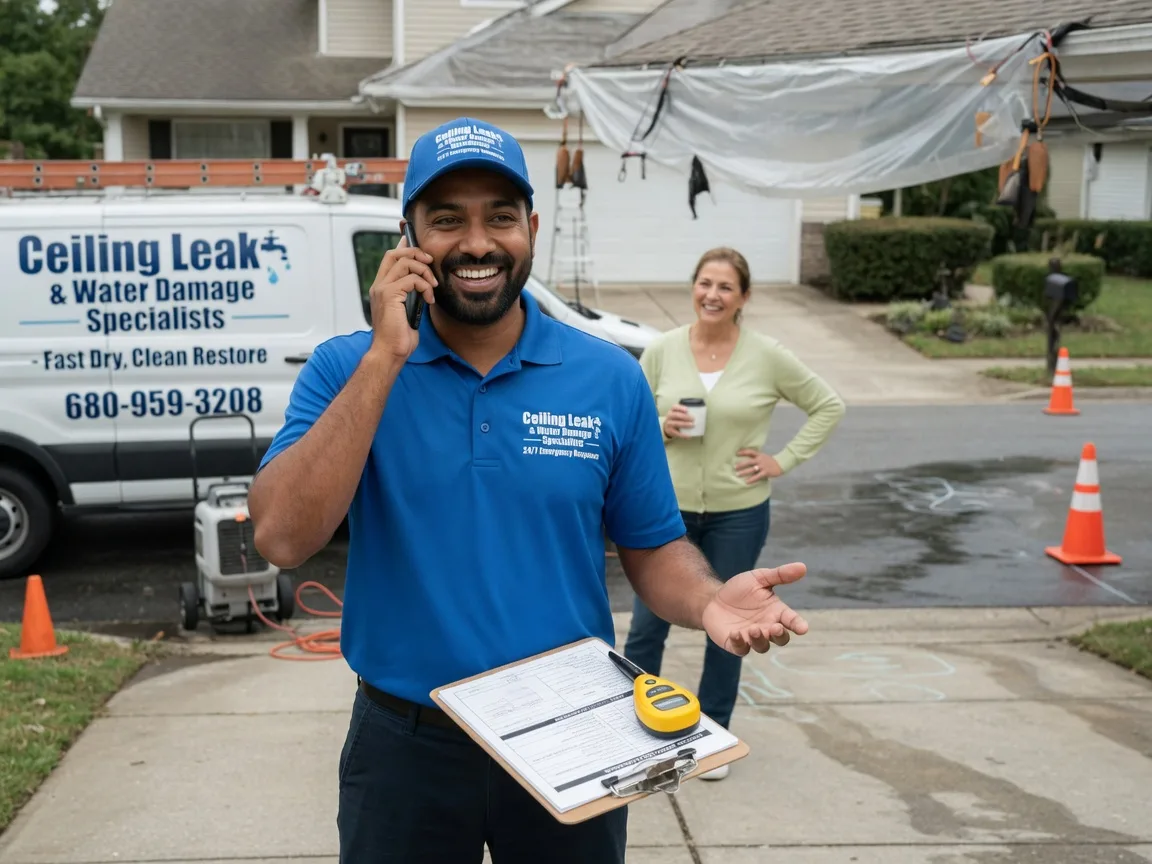 Ceiling Leak Cleanup Burrton, KS FAQs